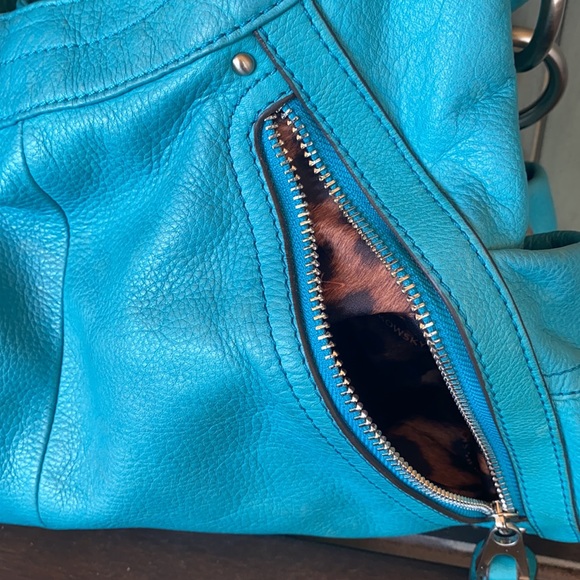 B. Makowsky Leather Shoulder Bag - Picture 3 of 12